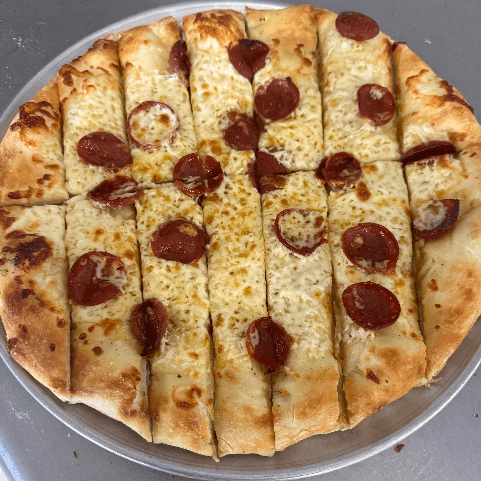 Spicy Pepperoni Sticks.