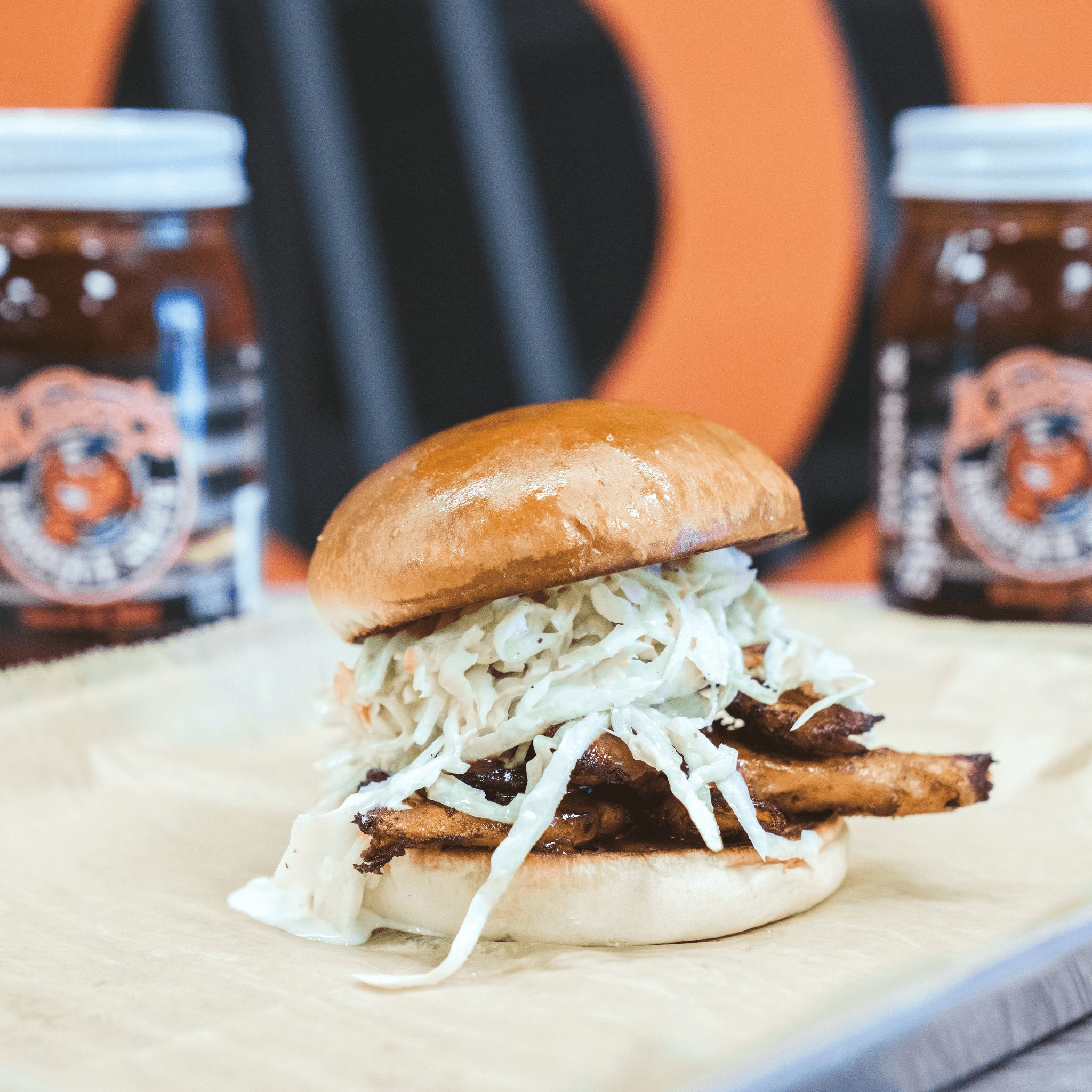 Carolina Style Plant Based Chicken.