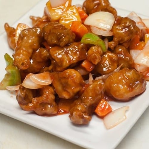 Sweet and Sour Pork.