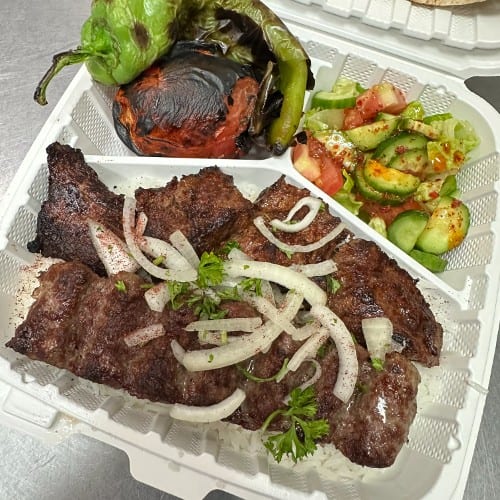 #23 Beef Shish & Beef Lule Combo.