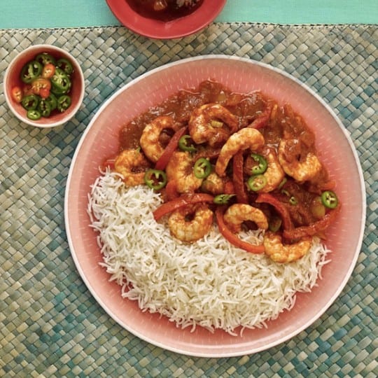 Shrimp Vindaloo.
