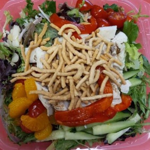 Asian Grilled Chicken Salad.