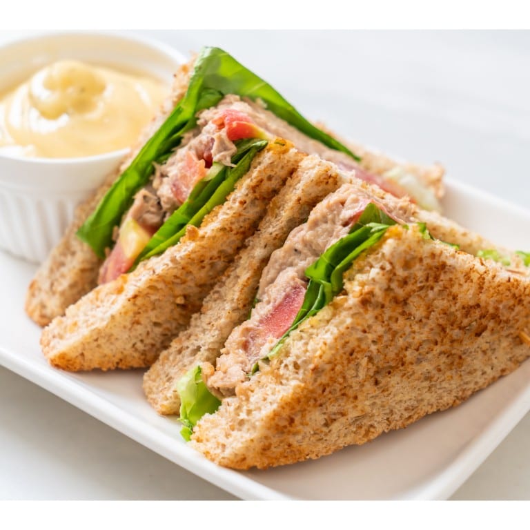 Tuna with Cheese Sandwich.