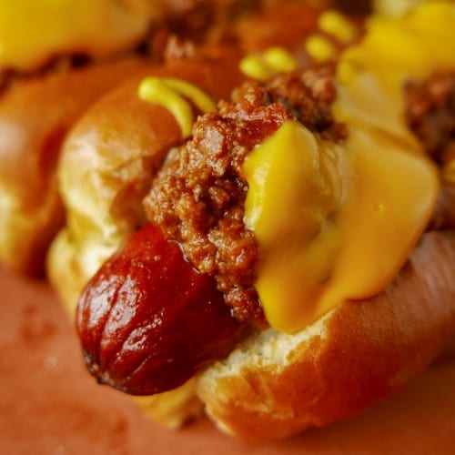 Chili Chz Dog.
