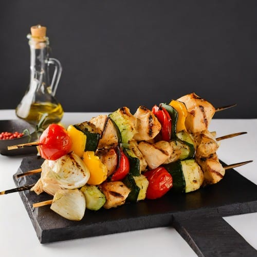 Achari Paneer Tikka Kebab.