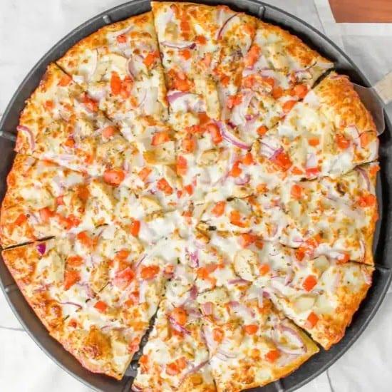 Mediterranean Gourmet Pizza.