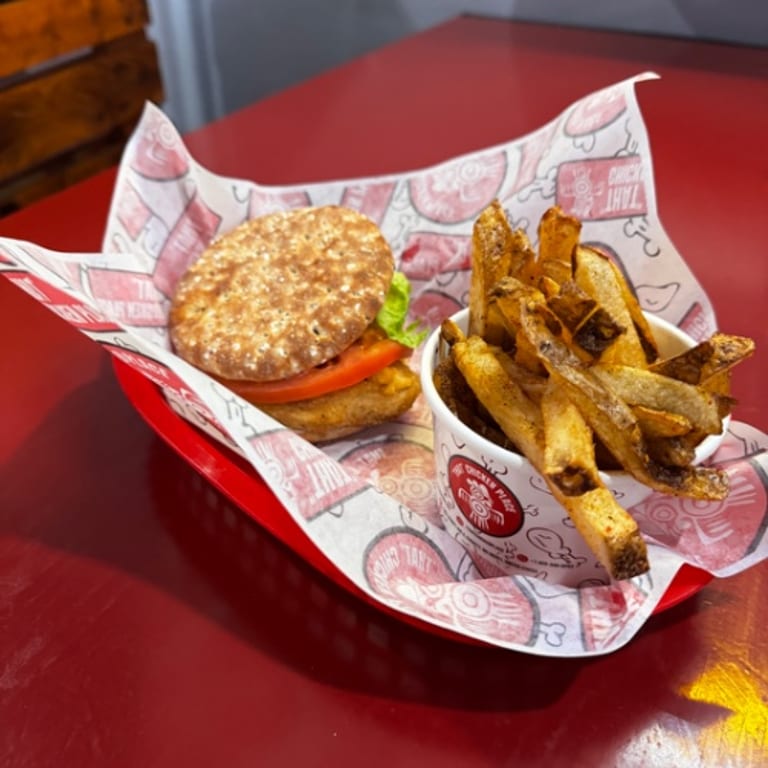 Lunch at Our Restaurant: Fried Chicken, Burgers, and More