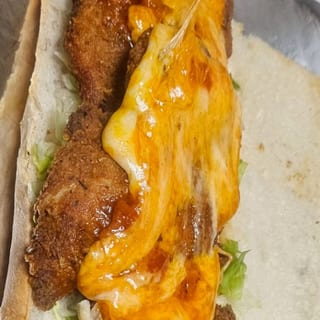 Butter chicken sandwich 