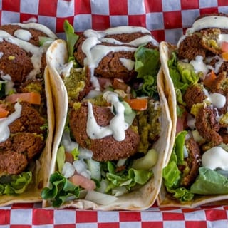 Three Falafel Tacos