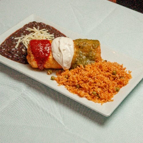 Vegetarian Chimichanga.