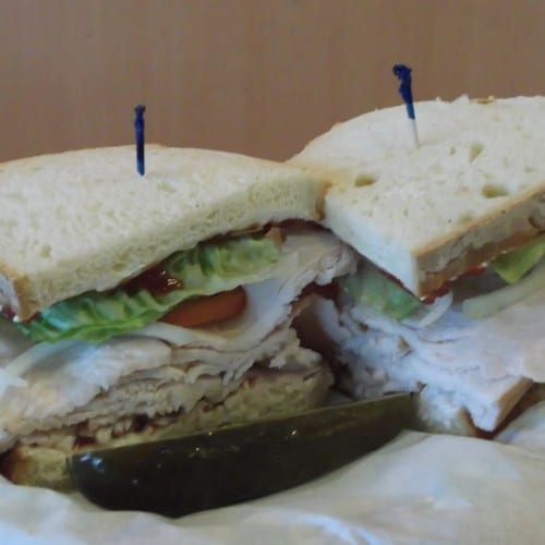 Turkey Delight Sandwich.