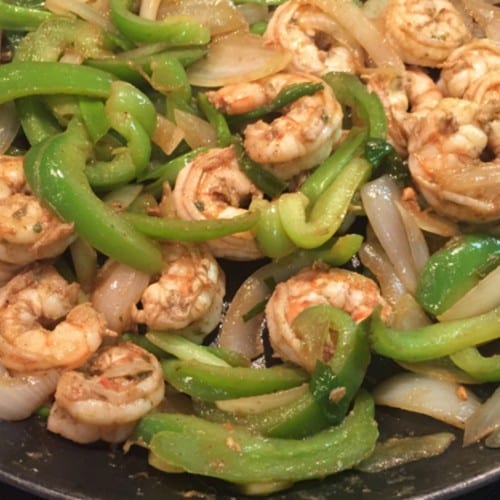 Shrimp with Black Bean Garlic Sauce.