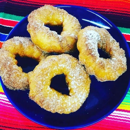2 Churro Donuts.