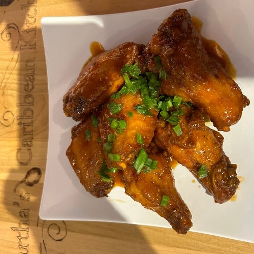 Sweet Honey BBQ Wings.