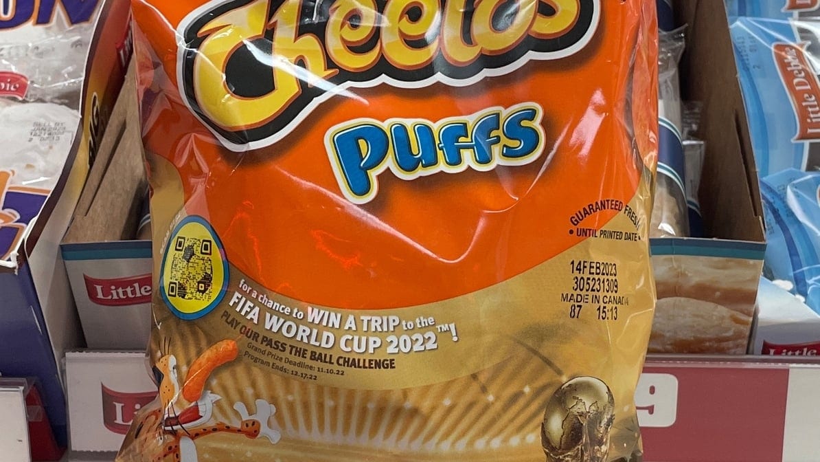 Cheetos Puffs.