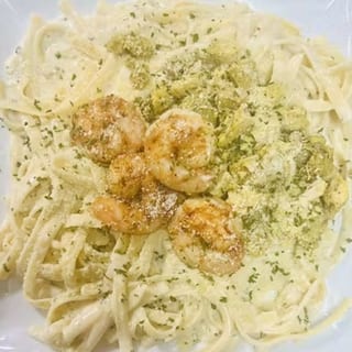 Chicken & Shrimp(3 PCs) Fettuccine Alfredo