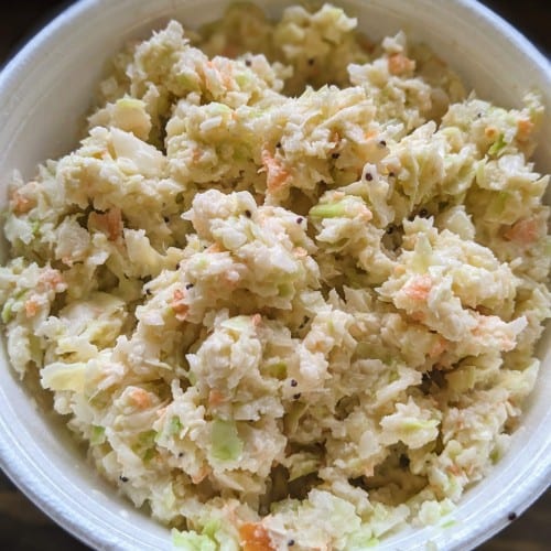 Leigh's Five Star Coleslaw.