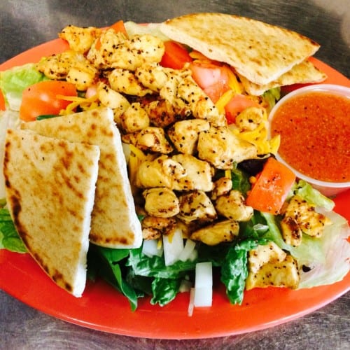 Chicken Fajita Salad.