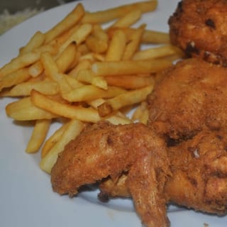 Whole Wings with Fries