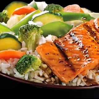 Salmon Teriyaki Bowl (Popular) 