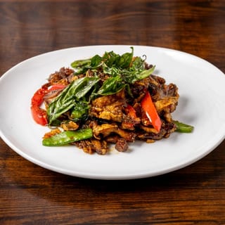 Ped-Gra-Pow / Crispy Duck with Basil