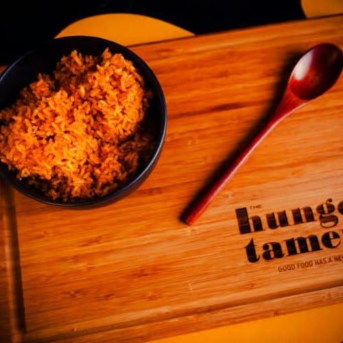 Bowl of Jollof + Cup of Stew (Small).