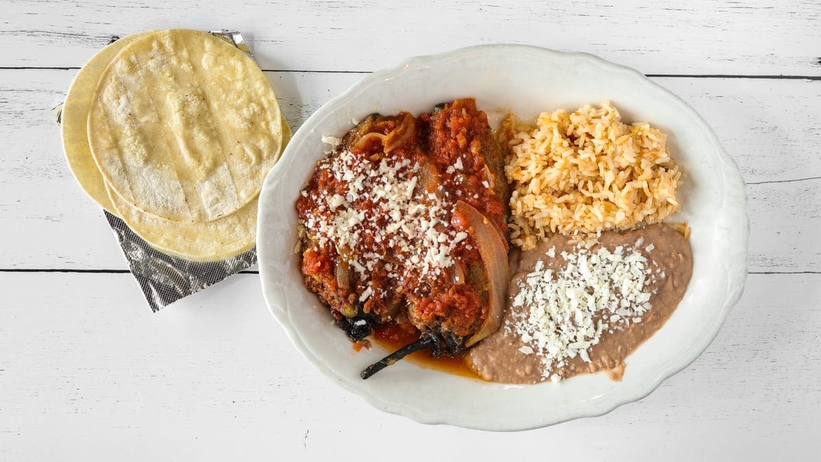 Chiles Rellenos Fajitas.