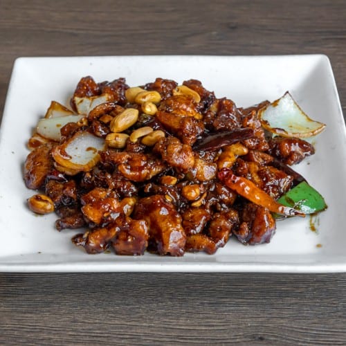 L-Kung Pao Chicken.