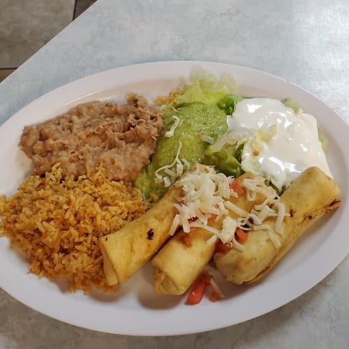Flautas Plate.