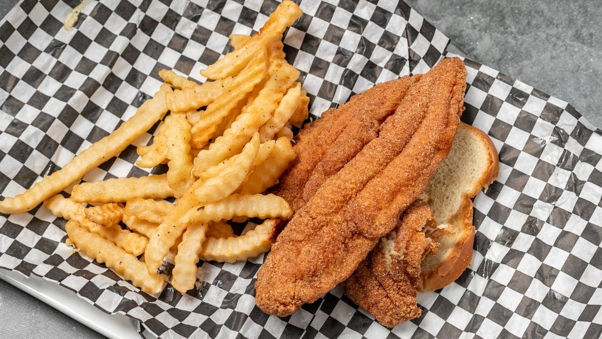 Chicken & Fish Combo Basket.