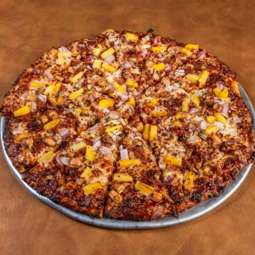 Brady's BBQ Chicken Pizza.