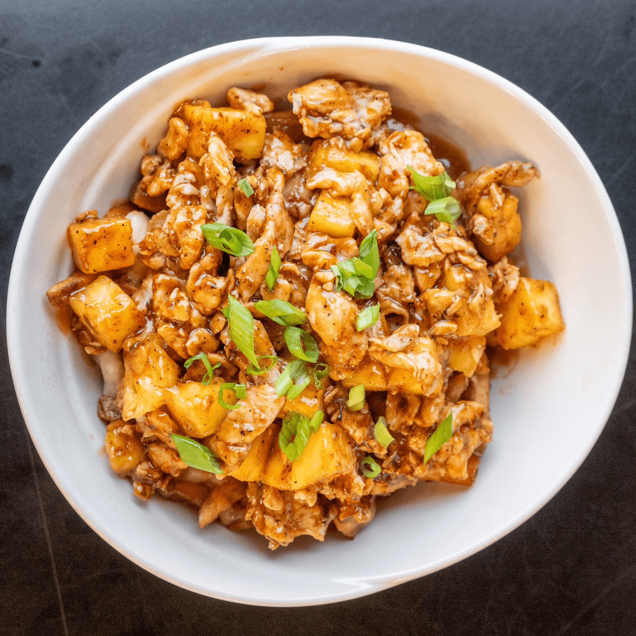 Jerk Chicken Poutine.