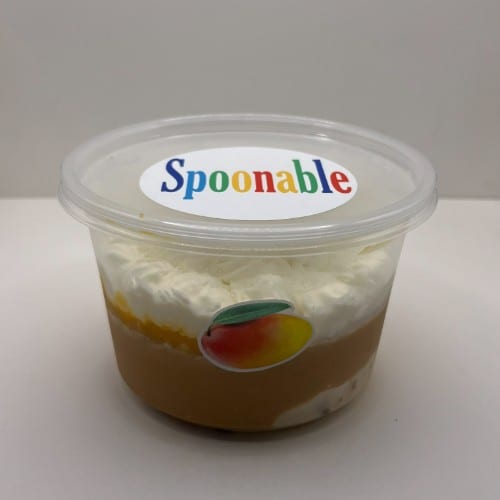 Spoonable Mango Tres Leches.