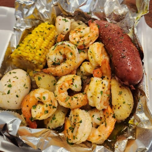 Small Boiled Shrimp Platter.