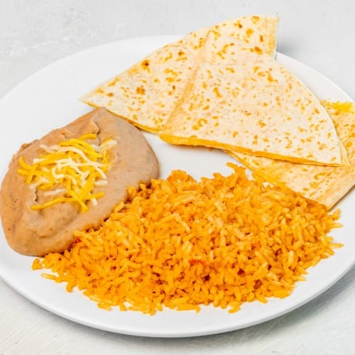 Kids #1 Cheese Quesadilla.