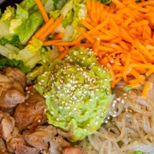 Marinated Chicken Bowl.