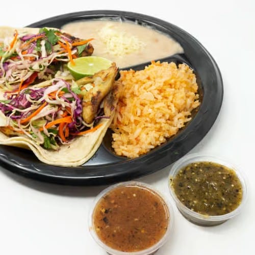 2 Tacos Del Mar Plate.