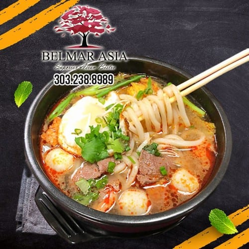 Spicy Combo Udon Noodle.