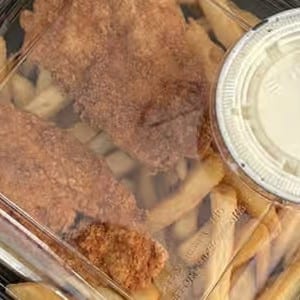 Chicken Strips Plate.