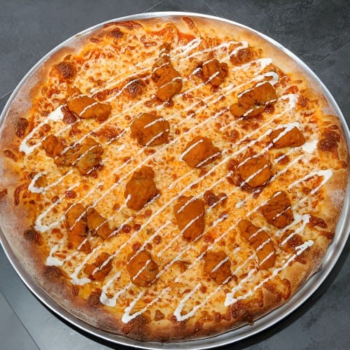 Buffalo Chicken Pizza.