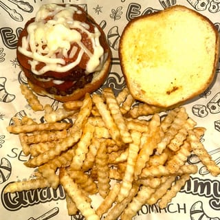 Pepperoni Pizza Burger