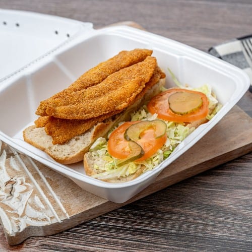 Tilapia Supreme Sandwich.