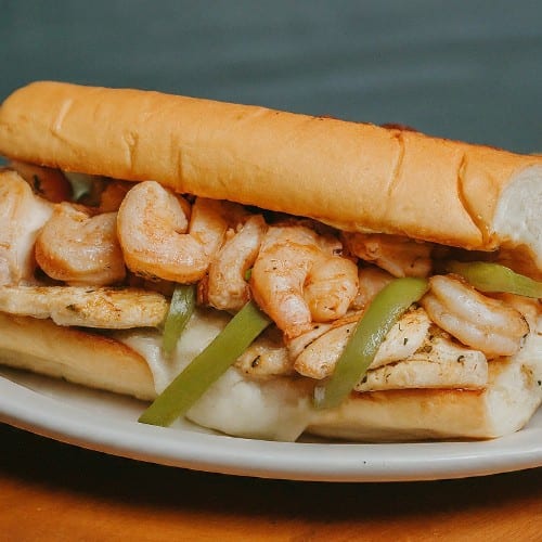 Shrimp and Chicken Philly.