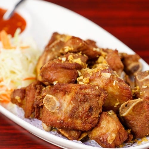 Garlic Pork Spareribs.