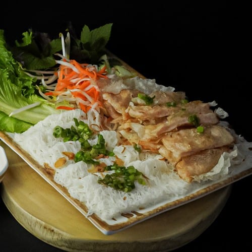 16A Crepe Noodles Shrimp Paste.