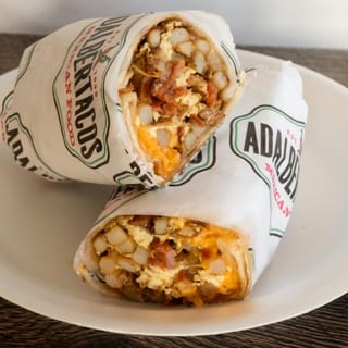 24. Eggs, Bacon, Potato & Cheese Burrito