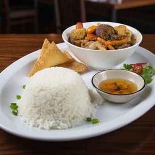 Spicy Eggplant Lunch