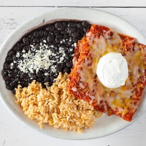 Chicken, Beef, or Carnitas / Pork Enchiladas.