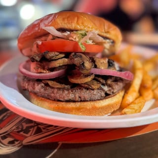 Mushroom & Swiss Burger