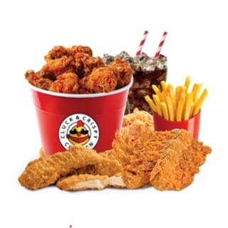 Fried Family Combo Chicken Drumsticks(3) & Chicken Tenders(5) & Chicken Wings(5) & French Fries & Soda(2)
